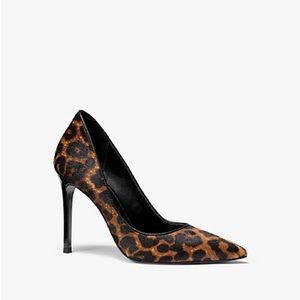 Keke Leopard Calf Hair Pumps